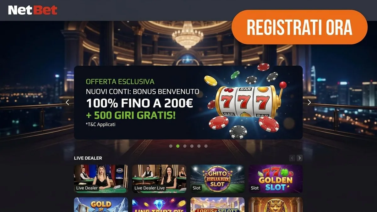 Registrazione con bonus